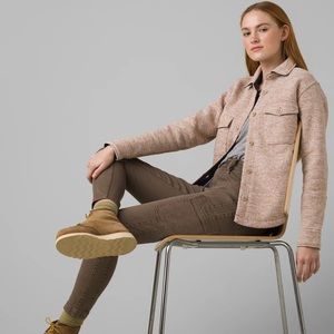 Brand New Prana Tri Thermal Shacket with Polertec